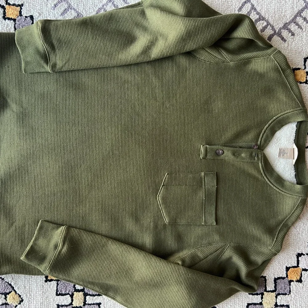 DULUTH TRADING COMPANY Men's Thermal Shirt - Green - Size L - New without tags - Picture 8 of 9